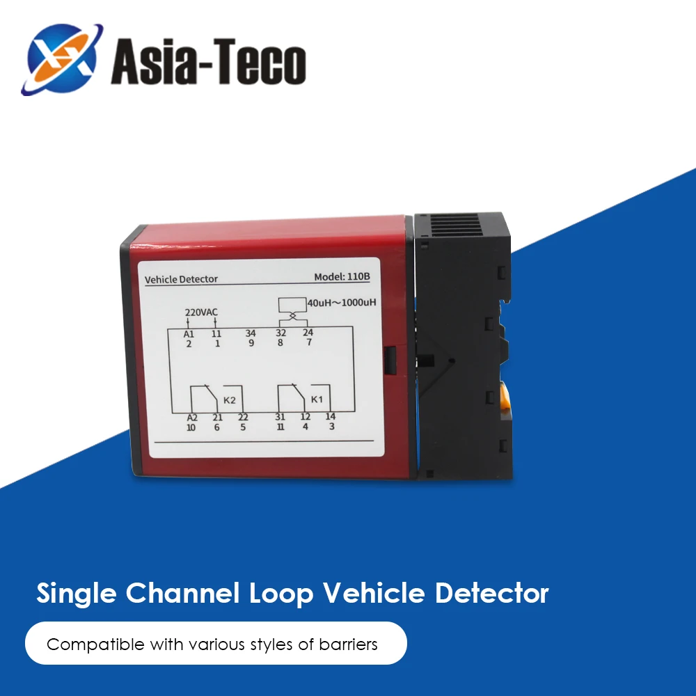 AC220v/50hz Automatic Gate opener barier Barrier Gate Traffic Inductive Single Channel Loop Vehicle Detector