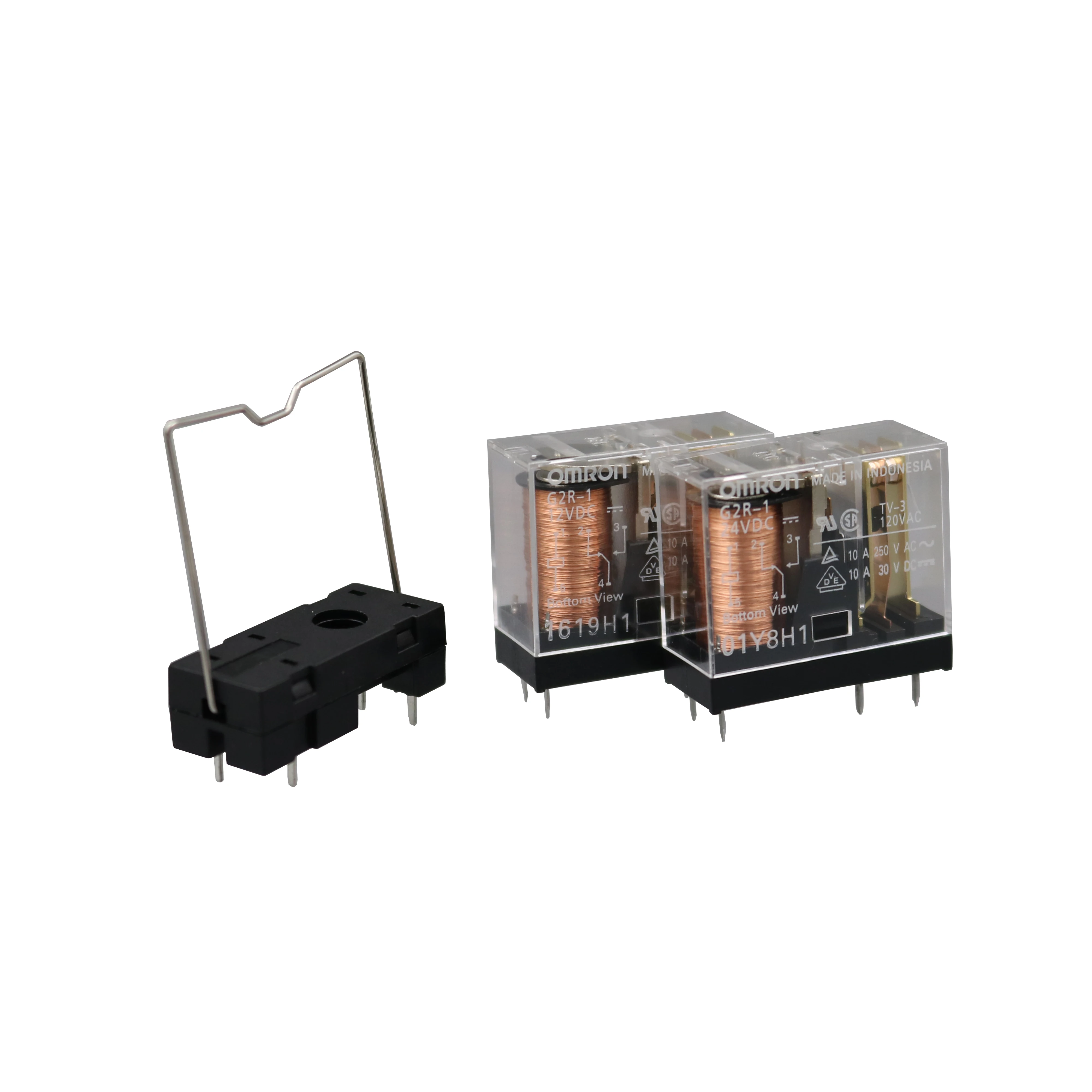1pcs G2R-1A-E-24VDC G2R-1A-E-DC24 POWER RELAY 24VDC 16A SPST 6PIN Tranparent