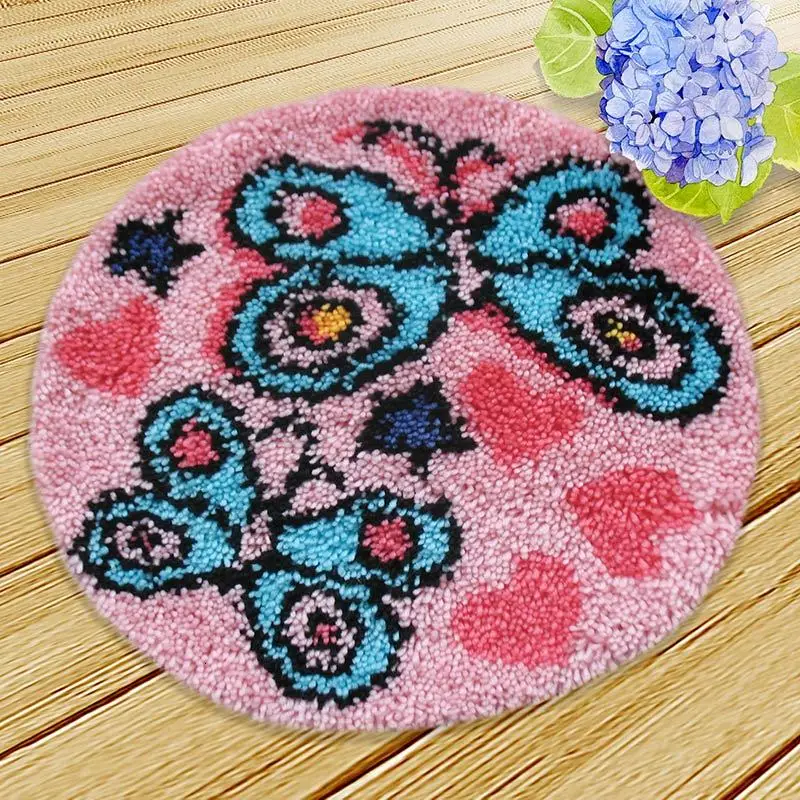 Вышивка ковра Knoopkussen Dieren защелка крюк Tapijt/Подушка Kussen Knooppakket Foamiran для рукоделия защелка крюк ковер набор Diy