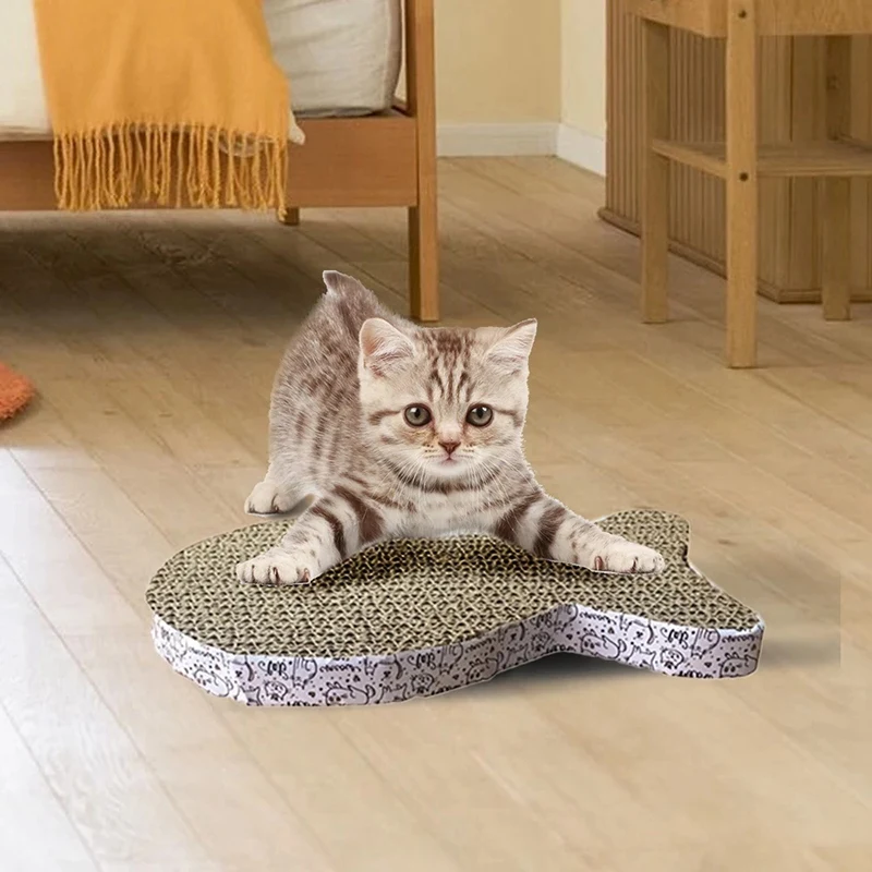 

NEW Pet Toys Cat Scratch Pad Cat Corrugated Pad Scratching Posts Kitten Corrugated Paper Pad Cats Grinding Nail Scraper