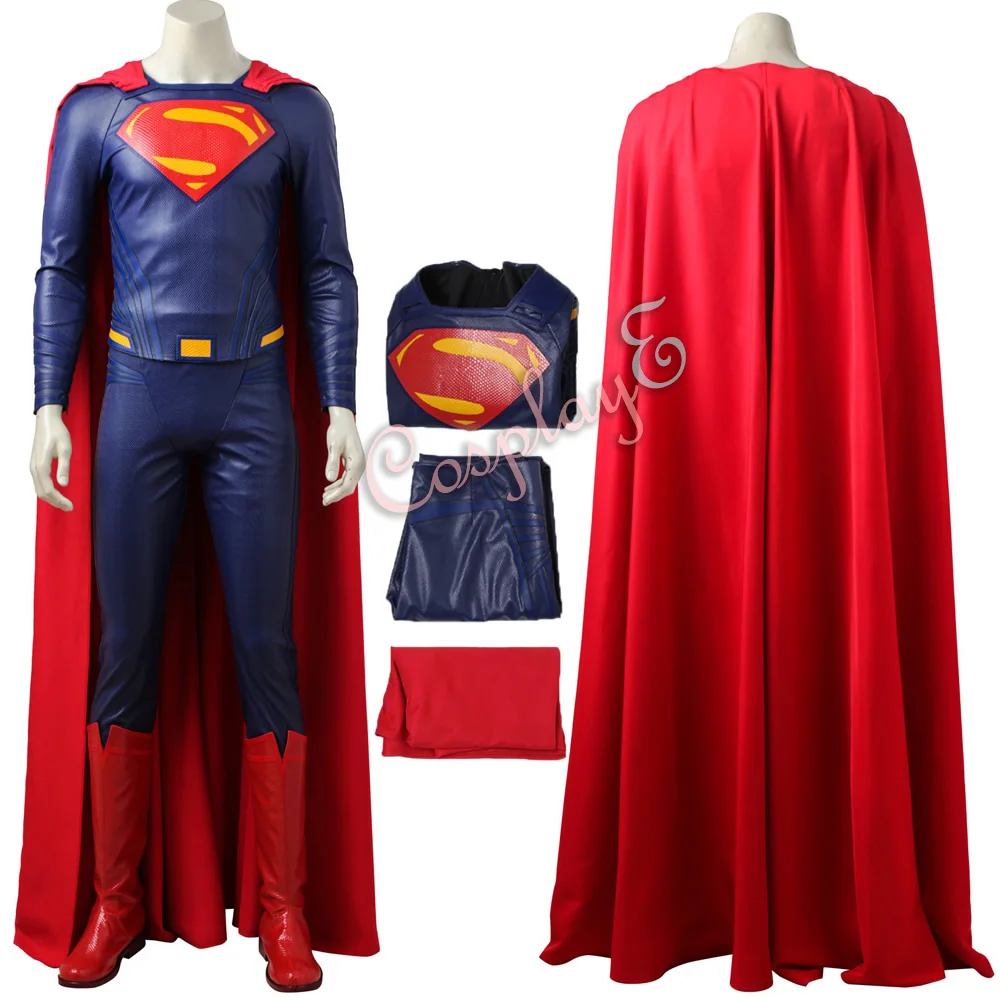 

Superman Costume Justice League Cosplay Clark Kent Full Set Custom Made