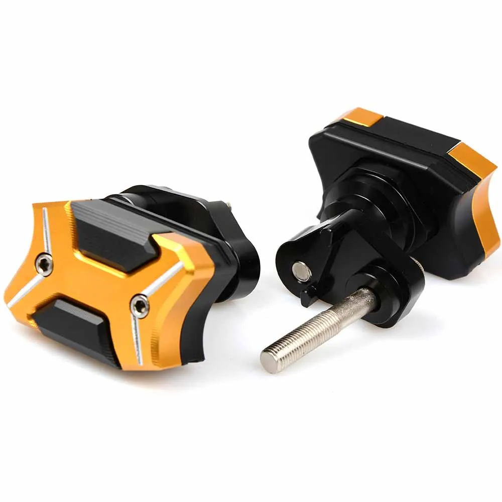glod GSX-S1000 GSX S1000 15-17 Защита рамы мотоцикла Ползунки Краш-накладка крышка защита от падения для Suzuki GSX-S1000 - Цвет: glod GSX-S1000