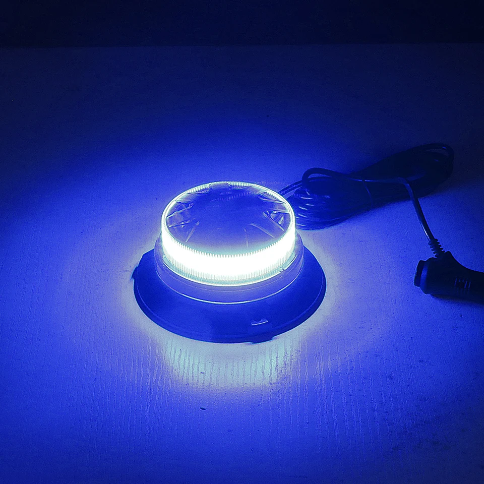 Barra Luci Emergenza LED 144 Lampade AUTOUTLET - 12V/24V, Magnetica, 7 Modalità Lampeggio