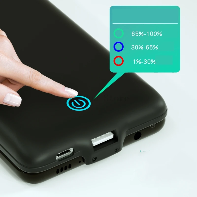 5000 батарея mAh USB зарядное устройство чехол для samsung Galaxy Note 10 power Bank зарядный чехол для телефона для samsung Note 10 Pro крышка батареи
