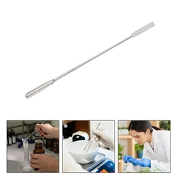 2 pces laboratório micro colher espátula de amostragem de aço inoxidável espátula