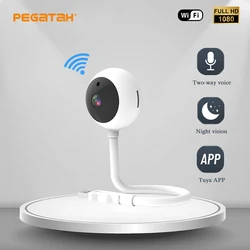 Caméra de Surveillance IP Wifi sans fil, moniteur de bébé 1080P, Audio bidirectionnel, accès à distance, sécurité domestique intelligente 