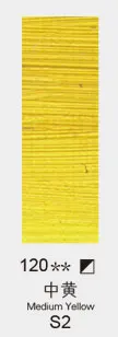 Winsor& Newton 170 мл, профессиональные масляные краски, пигмент для рисования - Цвет: Medium Yellow