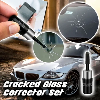 

Car Glass Repair Fluid Automotive Window Nano Repair Fluid Auto Glass Crack Chip Repair Tool Kit Car Interior Accessories