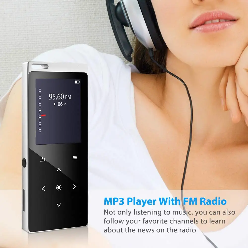 Новый MP3 Bluetooth плеер с динамиком металлический корпус 1.8in экран без потерь