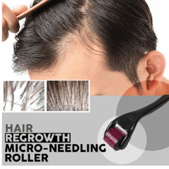 

Micro Needle 540 Roller Derma Roller Dermaroller Titanium Hair Regrowth Beard Growth Anti Hair Loss Treatment Dr