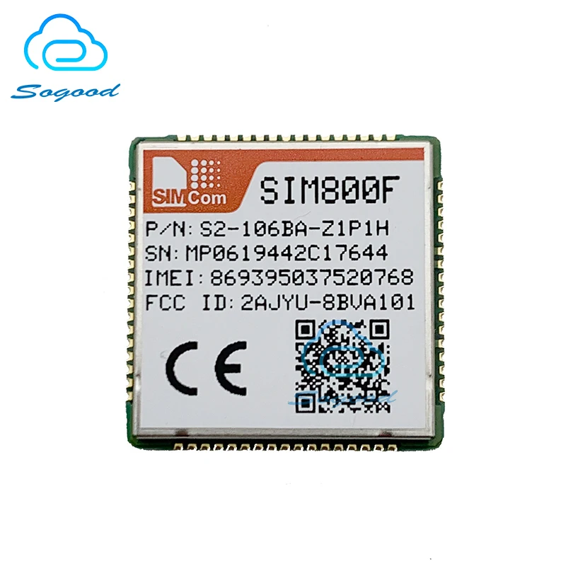 Четырехдиапазонный модуль SIMCOM SIM800F 850/900/1800/1900 МГц GSM/GPRS LCC SMT 5 шт./лот SMS 100% новый и