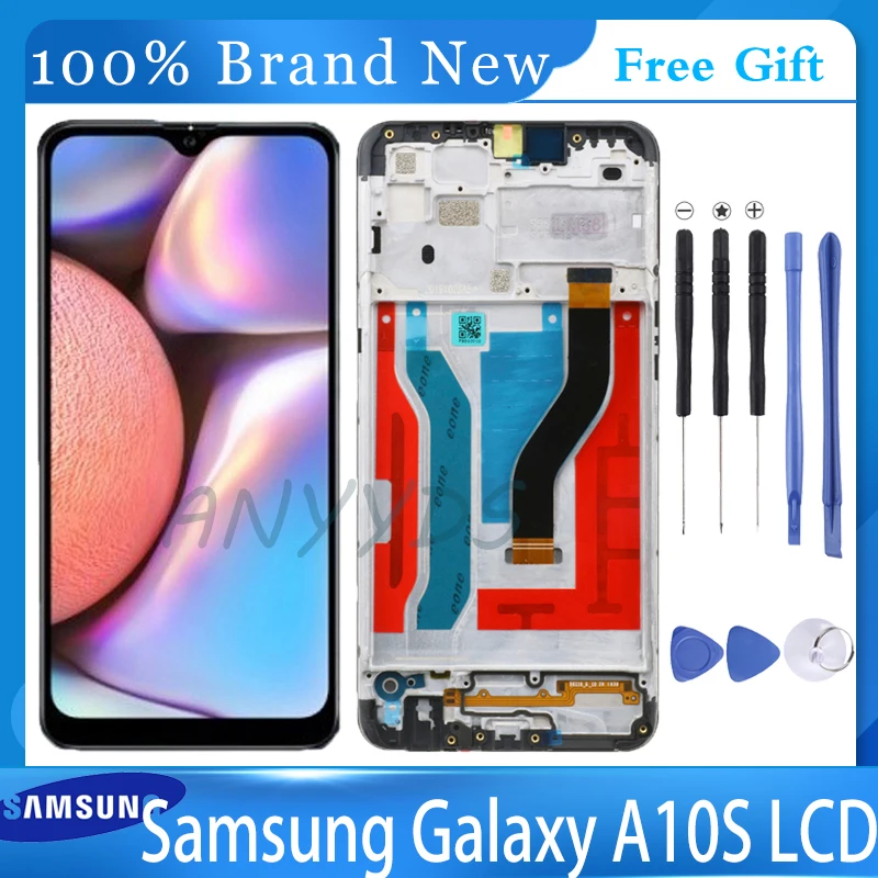 

6.2" Original For Samsung galaxy A10s lcd A107/DS A107F A107FD A107M Display Touch Screen Digitizer Assembly With Back cover