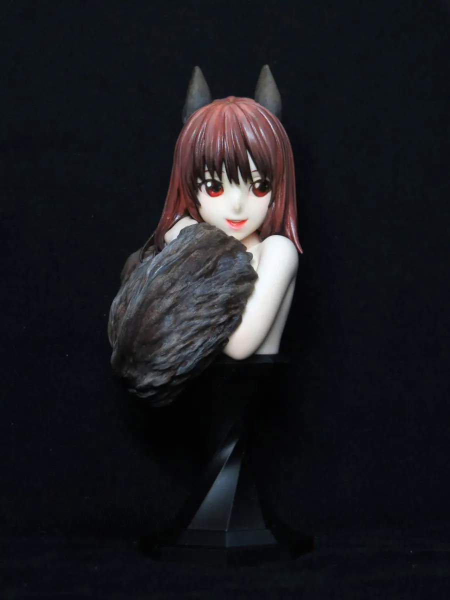 

Sexy Anime 12 CM Height Squirrel Girl Resin Bust Miniature Static Unpainted DIY Assembling Female Figure Model Kits Collection