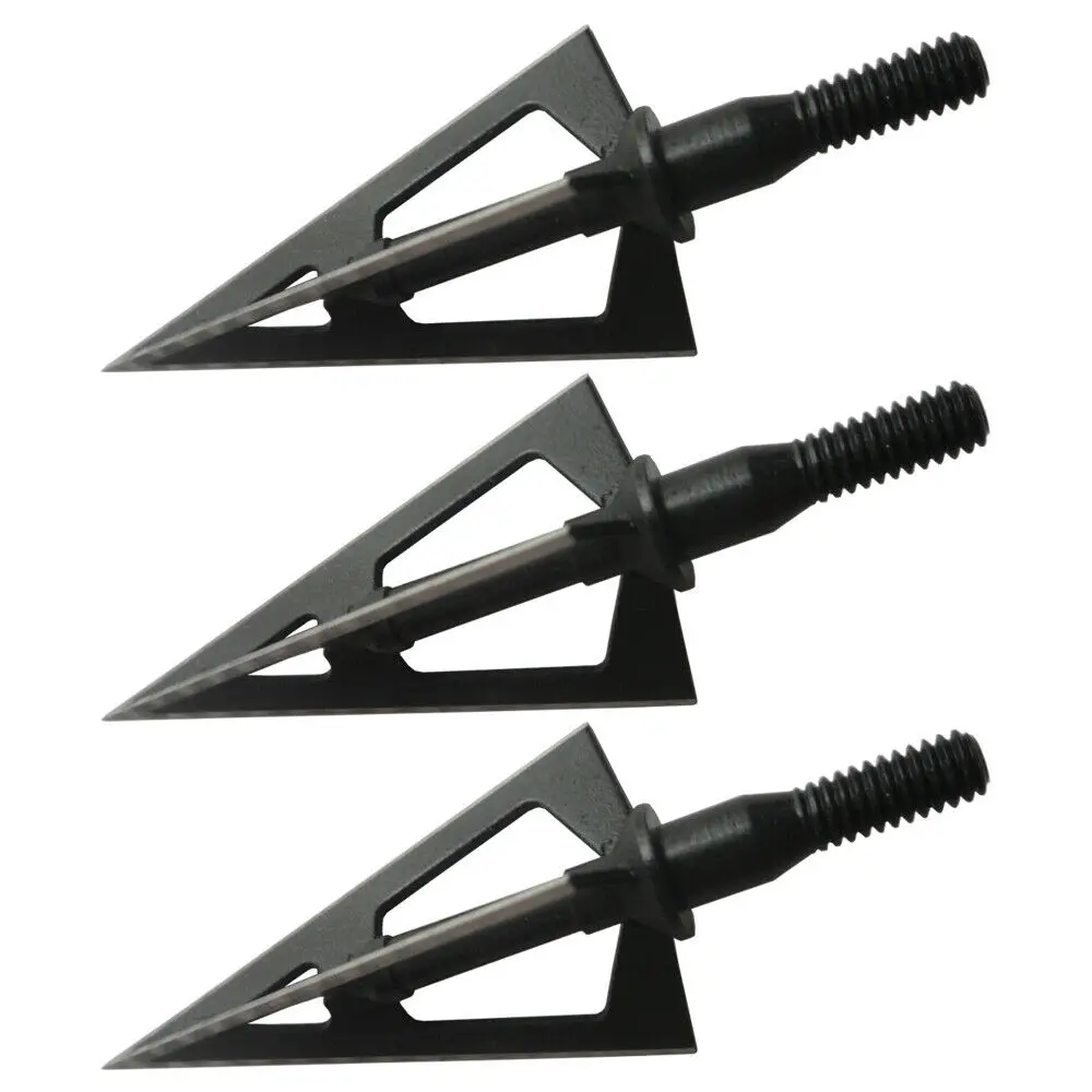 

100 зерна 3 острых лезвия наконечник стрелы вдова наконечник стрелы аксессуар для лука и стрелы стрельба из лука охота стрельба