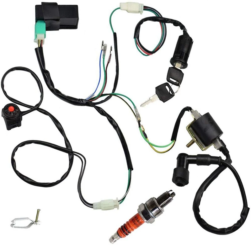 Провод жгута проводки ткацкий станок Cdi катушка зажигания Kill переключатель Plug