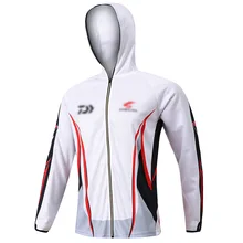 Стиль летняя одежда Daiwa с длинным рукавом быстросохнущая одежда для рыбалки анти-УФ Солнцезащитная одежда для рыбалки рыболовная рубашка