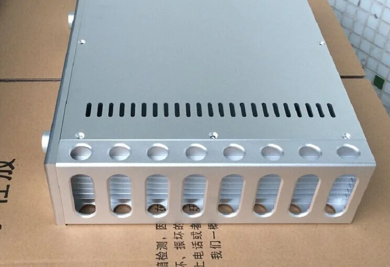 BRZHIFI BZ3608C двойной алюминиевый чехол радиатора для усилителя мощности класса A