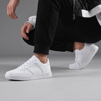 

AJ Air Force 2020 new large size net red trend Korean plate shoes small white shoes couple shoes casual sports shoes