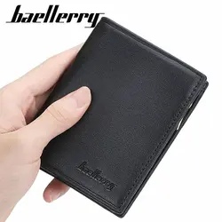 Новые мужские кошельки Baellerry бренд молния дизайн маленький кошелек мужской Высококачественный короткий держатель для кредитных карт