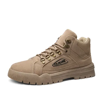 

High Quality with Fur Suede Winter Men Casual Shoes Ankle Boots for Men Man Military Snow Boots Soldier Army Safety Work Shoe