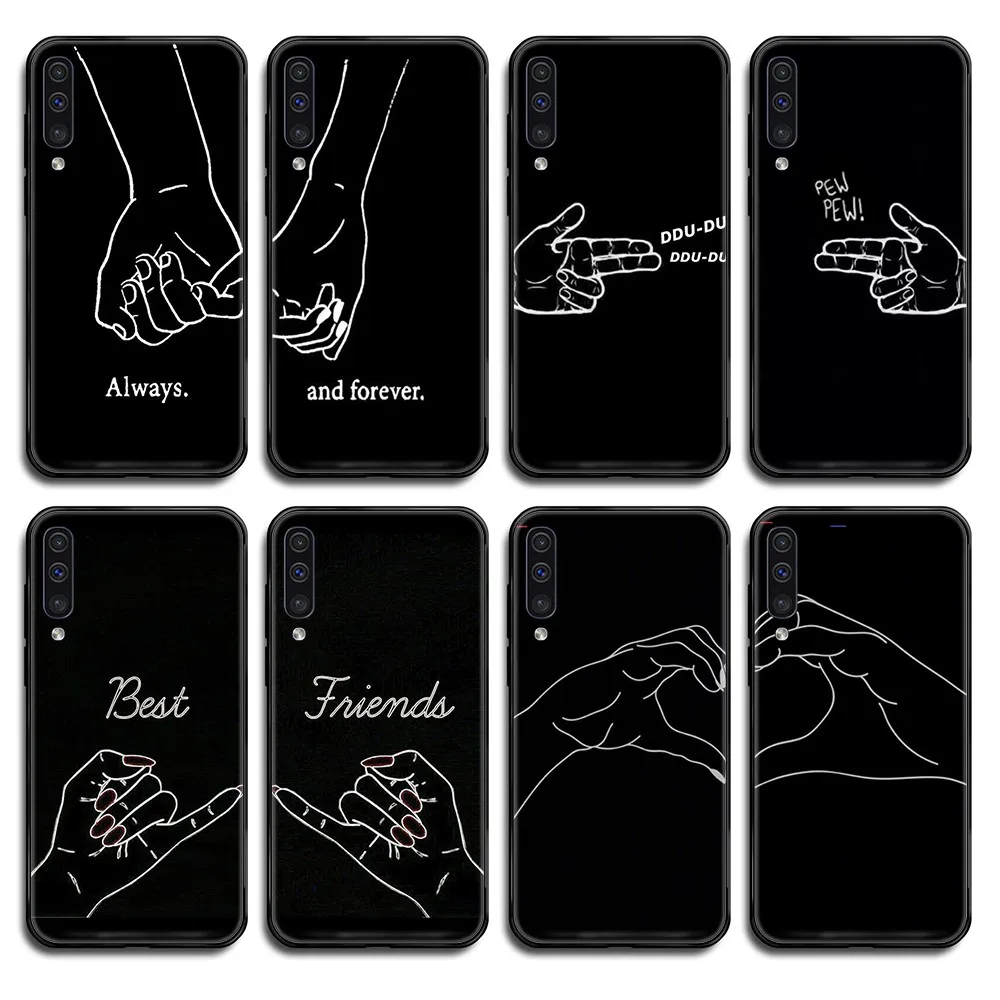Чехол для телефона Best Friends Forever влюбленных Samsung Galaxy A C Note 3 4 5 6 7 8 10 20 40 50 70 E S Plus Pro |