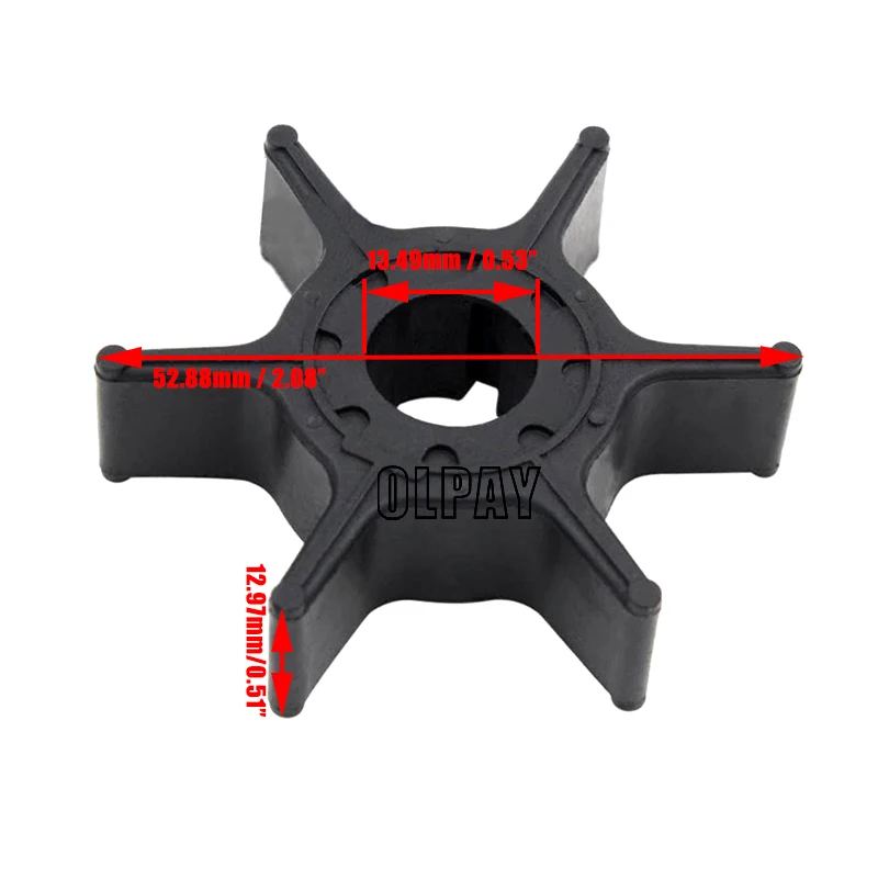 Water Pump Impeller For Yamaha 9.9HP 15HP 20HP Boat Engine