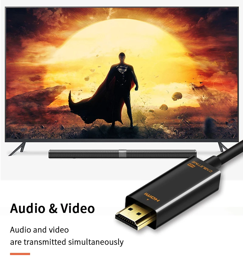 CABLETIME Новое поступление Thunderbolt 4K Mini DisplayPort Адаптер DP к HDMI DP кабель для 1080P ТВ компьютер MacBook C056