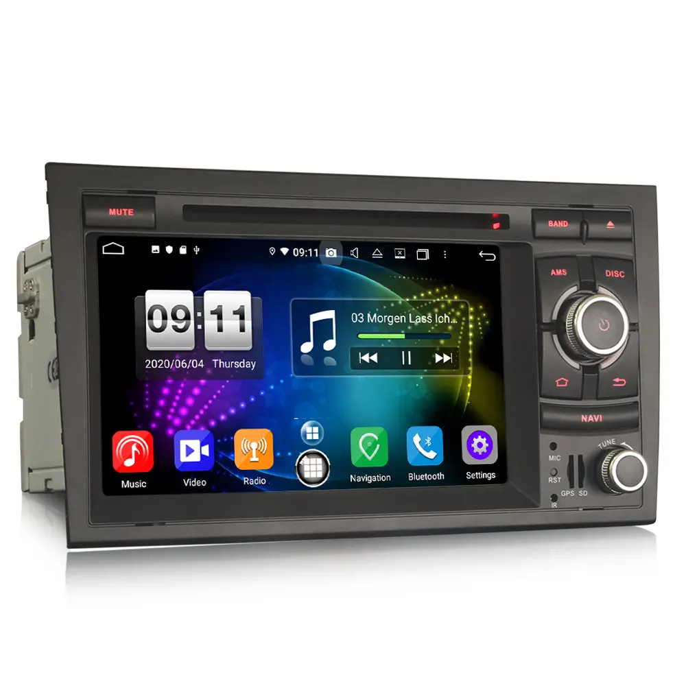 7 &quotAndroid 10 0 OS автомобильный DVD Мультимедиа Навигация GPS Радио система плеер для Seat