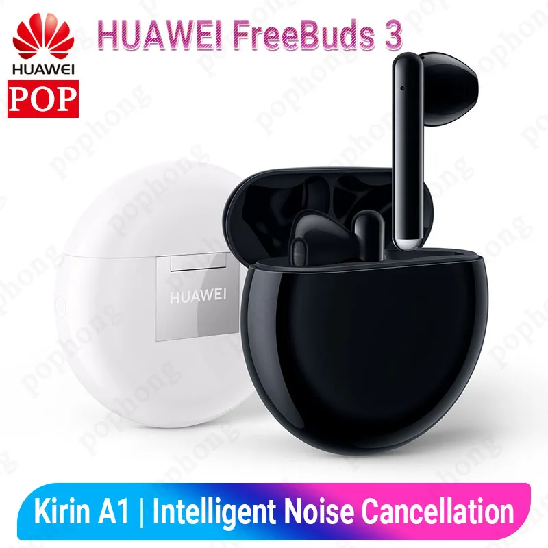 Оригинальный HUAWEI FreeBuds 3 Bluetooth наушники kirin A1 интеллектуальное шумоподавление кран