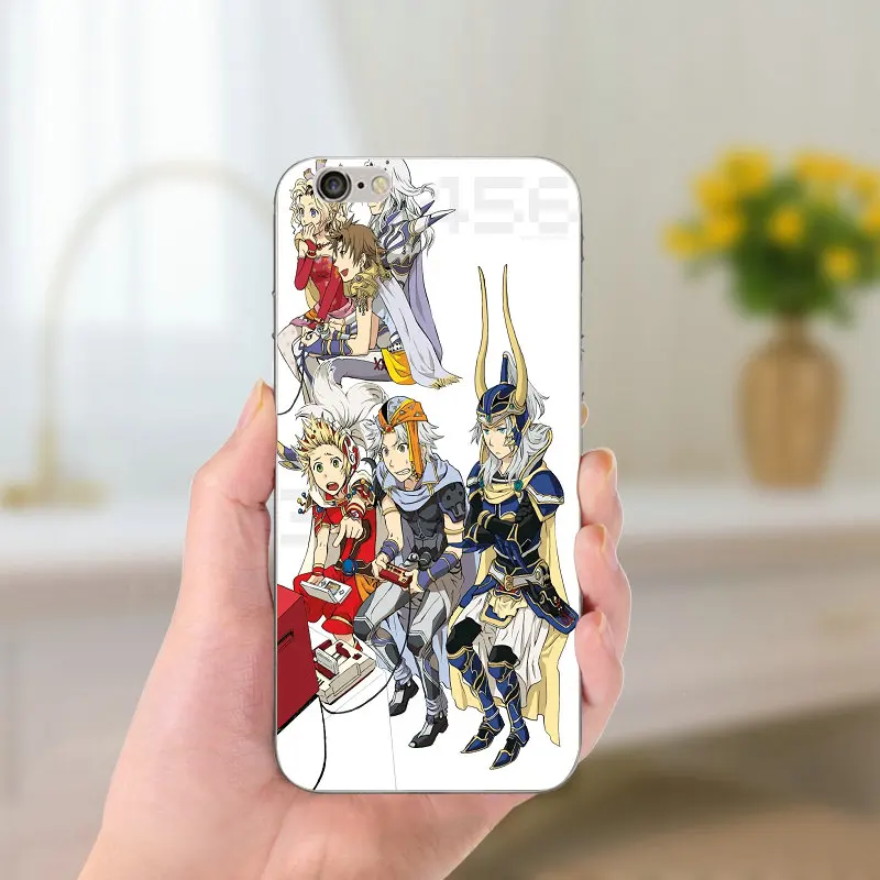 Модный Final Fantasy Noctis для iPhone 8 7 6 6S Plus X 5 5S SE 5C 4 Coque Shell модный силиконовый мягкий чехол для телефона из ТПУ