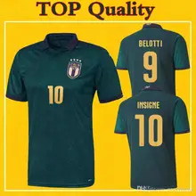 19 20 Italia материал джерси из Италии третий футбольный свитер INSIGNE JORGINHO BONUCCI BERNARDESCHI Maillot Italie одежда высшего качества