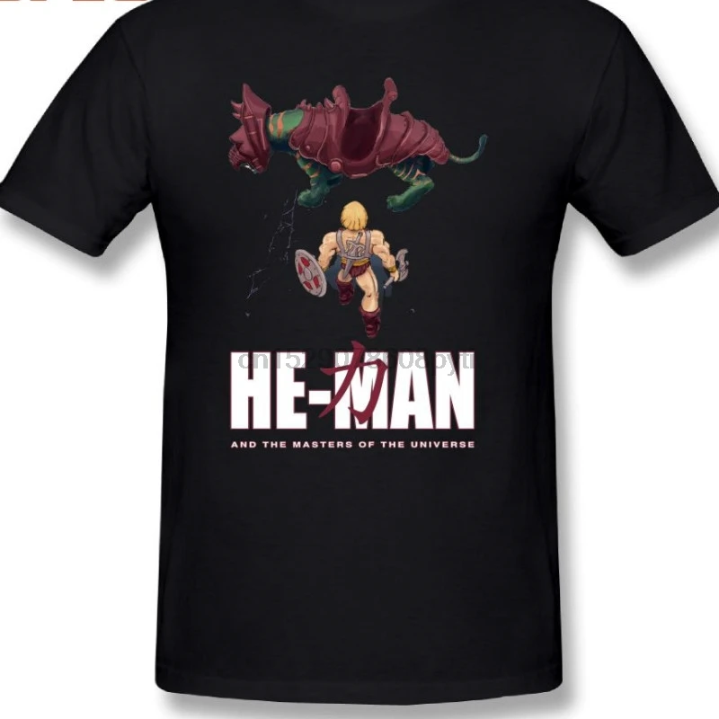 He Man And The Masters Of Universe Akira MenT Shirts Short Sleeve 100% Cotton T O Neck Printed Tee | Мужская одежда