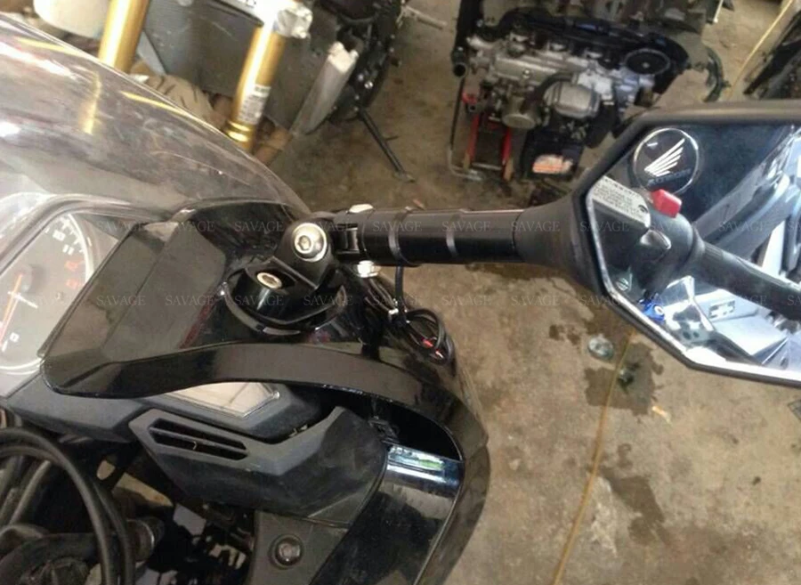 Зеркала заднего вида для KAWASAKI NINJA 300/ZX-6R 2013- 14 15 16 17 мотоциклетное регулируемое боковое зеркало заднего вида светодиодный сигнал поворота
