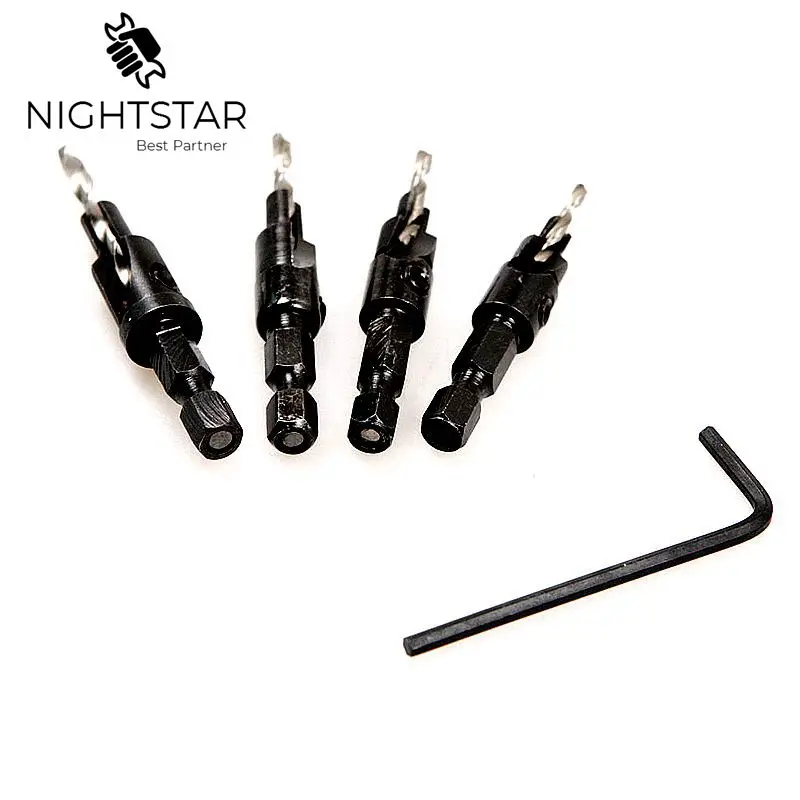 Hex Shank Countersink Drill Bits 