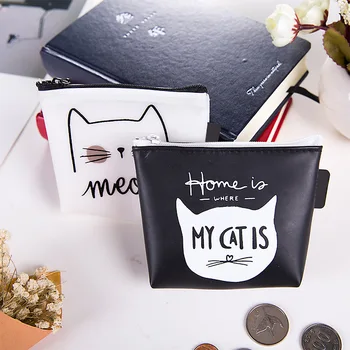 

Animal Cat Coin Purses Holder Women Mini Silica Gel Change Wallets Girl Kids Money Bag Coin Bag Children Zipper Small Pouch