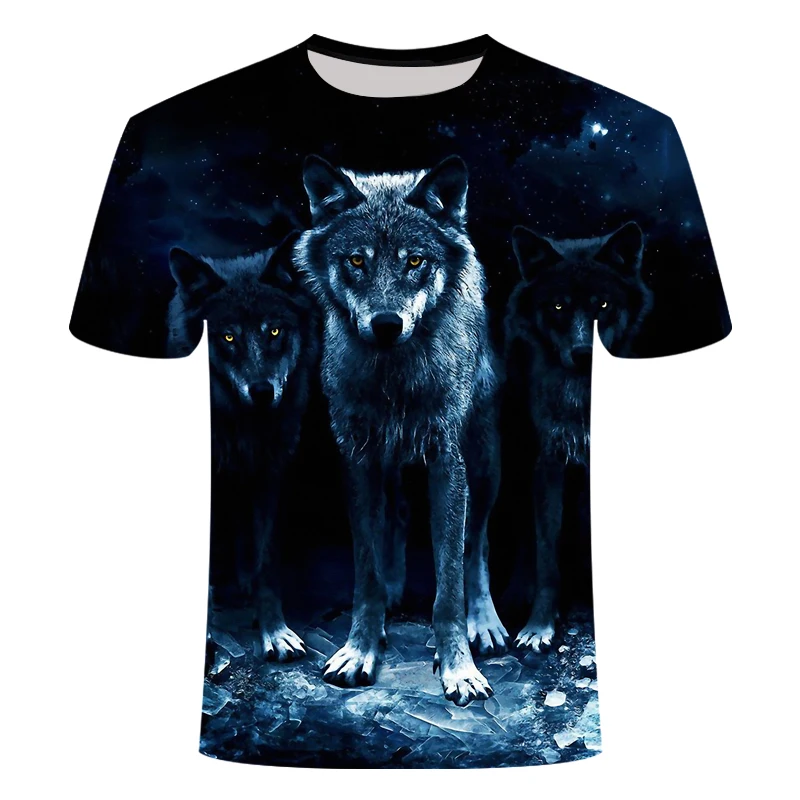 Модные брендовые футболки с 3d принтом «индийский волк», хлопковые мужские футболки с круглым вырезом и короткими рукавами, повседневные мужские футболки, мужские топы - Цвет: 3d-TX930