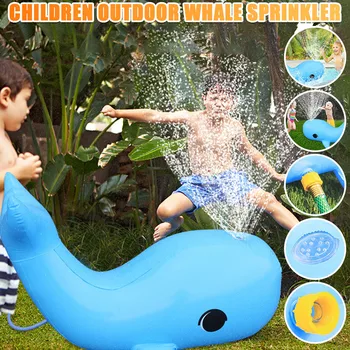 

Summer Dolphin creative water spray dolphin Fun Garden Pool Beach Children's Inflatable Sprinkler Toy outdoor