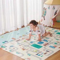 Tapis de jeu en mousse souple pour bébé, imperméable, 2 côtés, pour enfants, pour pique nique, royaume uni 