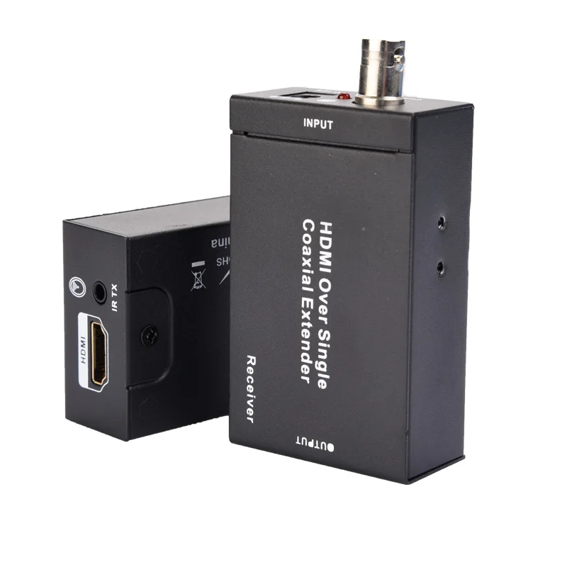 CLAITE HDMI удлинитель через один коаксиальный кабель 1080P HD конвертер NK-C100IR ИК удлинитель для передатчика приемник Аудио Видео