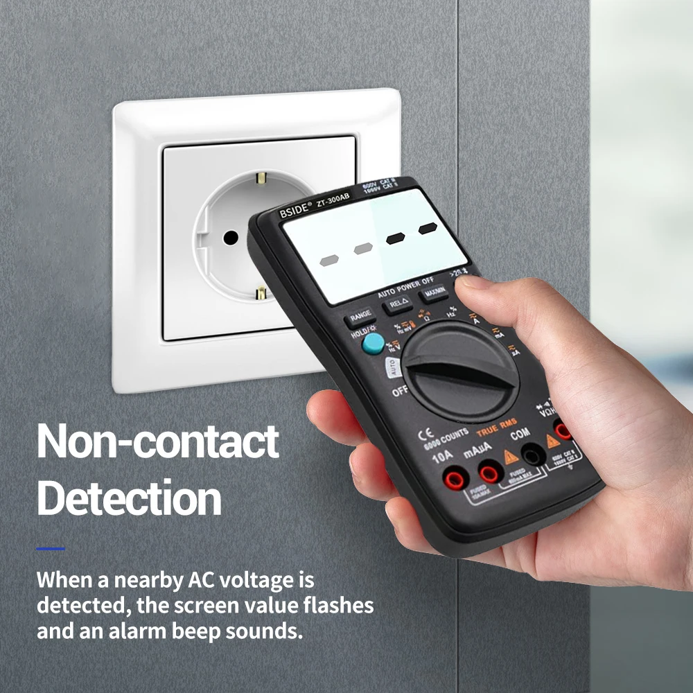 Digital multimeter Wireless Technology Ammeter True RMS Auto Rang Intelligent analog Voltmeter Capacitor Tester DIY Tool