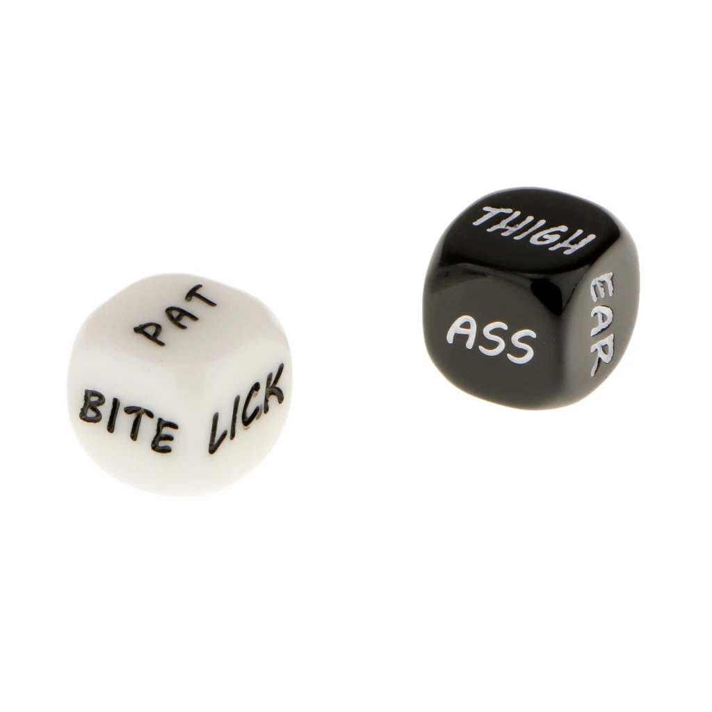 1 Pair Erotic Dice Game Toy For Bachelor  Party Fun Adult Couple Gift