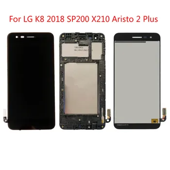 

100% Tested High quality For LG K8 2018 SP200 X210 Aristo 2 Plus LCD Display Touch Screen Digitizer Assembly Black,No/With Frame