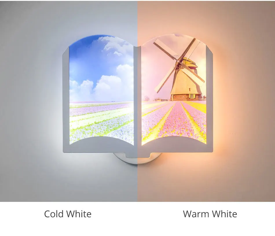 80PCS 12W Novel Indoor Wall Lamp100-130V165-240V Night Reading Light Sconces Kitchen Bedroom Lights Interior Night Light (11)