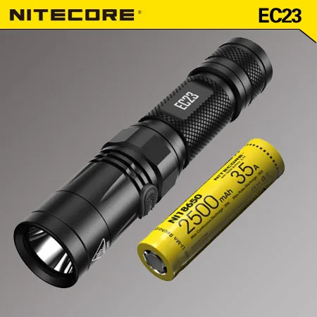 Nitecore EC23 1800 люменов CREE XHP35 HD E2 светодиодный высокопроизводительный фонарик с батареей(IMR18650 2500mAh 35A