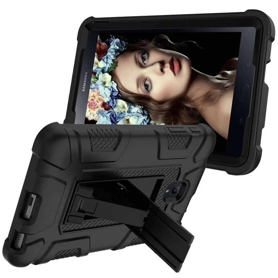 New Armor Case for Samsung Galaxy Tab A 8.0 T380 T385 SM-T380 SM-T385 Silicon Kid Shockproof Shell tablet case+Film+Pen