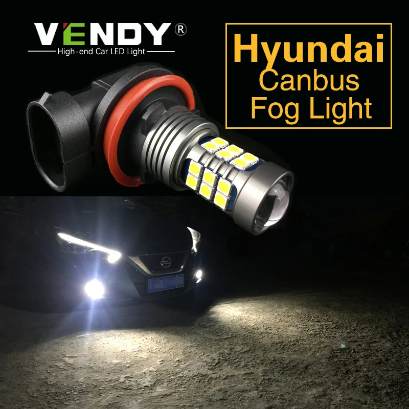 1 шт. Автомобильный светодиодный фонарь лампа H8 H11 9006 HB4 для hyundai Accent Elantra Sonata Tiburon Santa Fe Tucson Azera Genesis Veracruz