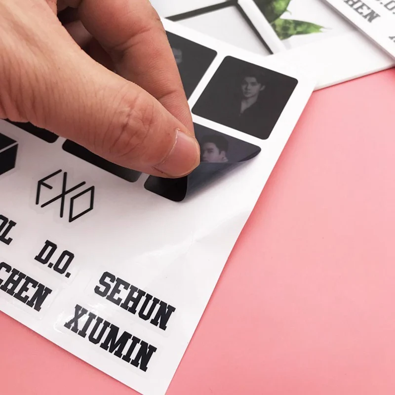 EXO PLANET#5 Five Tour Concert CHANYEOL D.O. BAEKHYUN SEHUN LAY SUHO XIUMIN прозрачные наклейки Новые