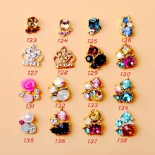 Роспись ногтей дрель сплав стерео корона цветок аксессуары искусственный бриллиант новые наклейки для ногтей часы с бриллиантами магазин маникюра на