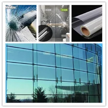 SUNICE 1,52*5 м Взрывозащищенная защитная пленка для окон, прозрачная стеклянная Защитная пленка для окон для строительства дома 5ftx16. 5ft