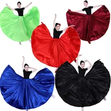 Женская бальная танцевальная юбка Вальс Танго платье практика современный костюм фламенко живота